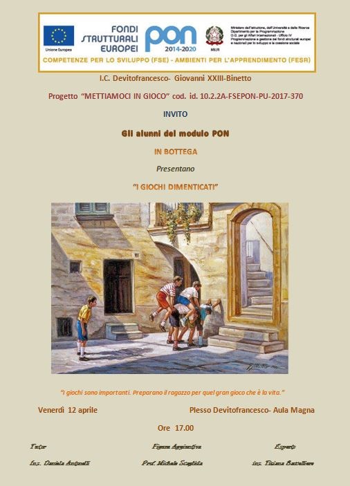 LOCANDINA IN BOTTEGA