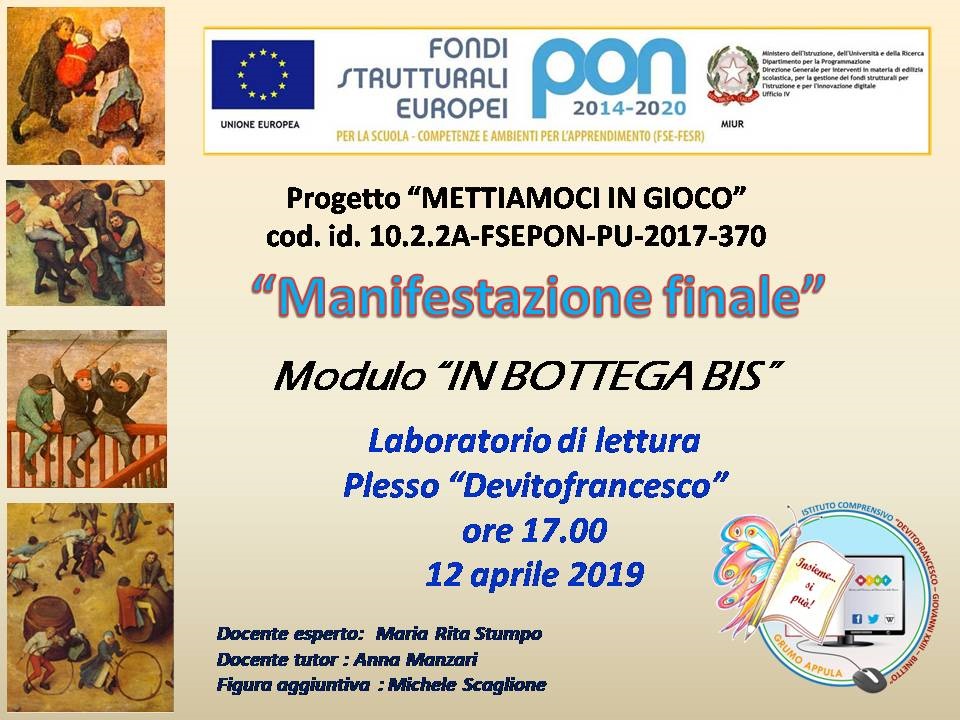 locandina IN BOTTEGA BIS